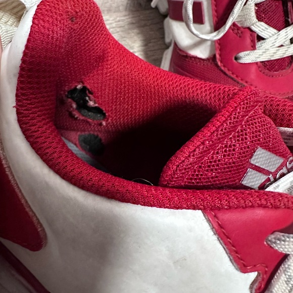 Jax State Team Issued Adidas Red + White sneakers - Picture 5 of 8